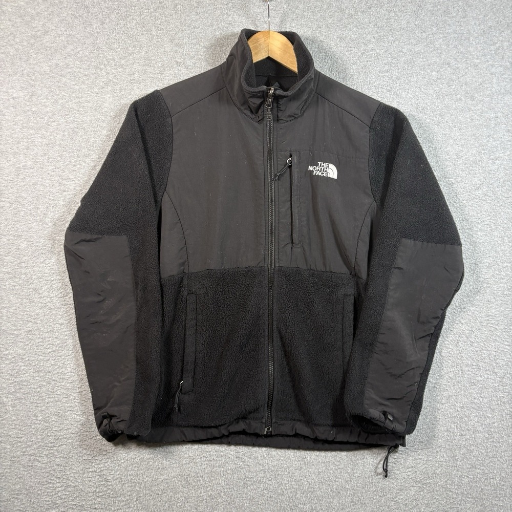 The North Face Denali Fleece Jacket Womens Small Black Polartec Full Zip Jacket